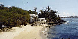 view of beach house accommodation